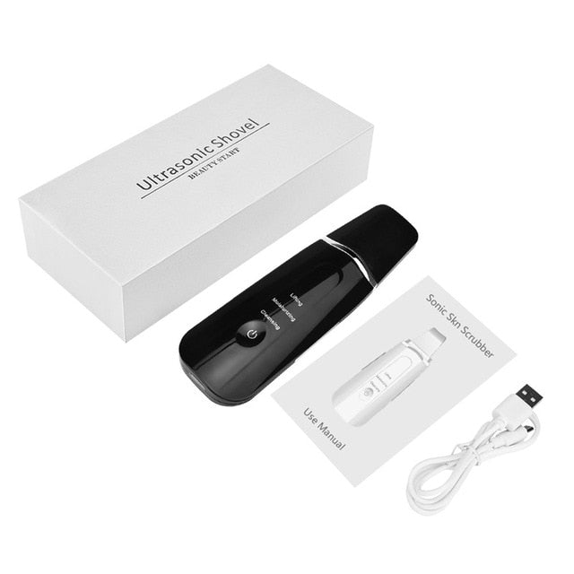 Ultrasonic Remove Blackhead Wrinkle Pore Clean Face Scrubber Machine