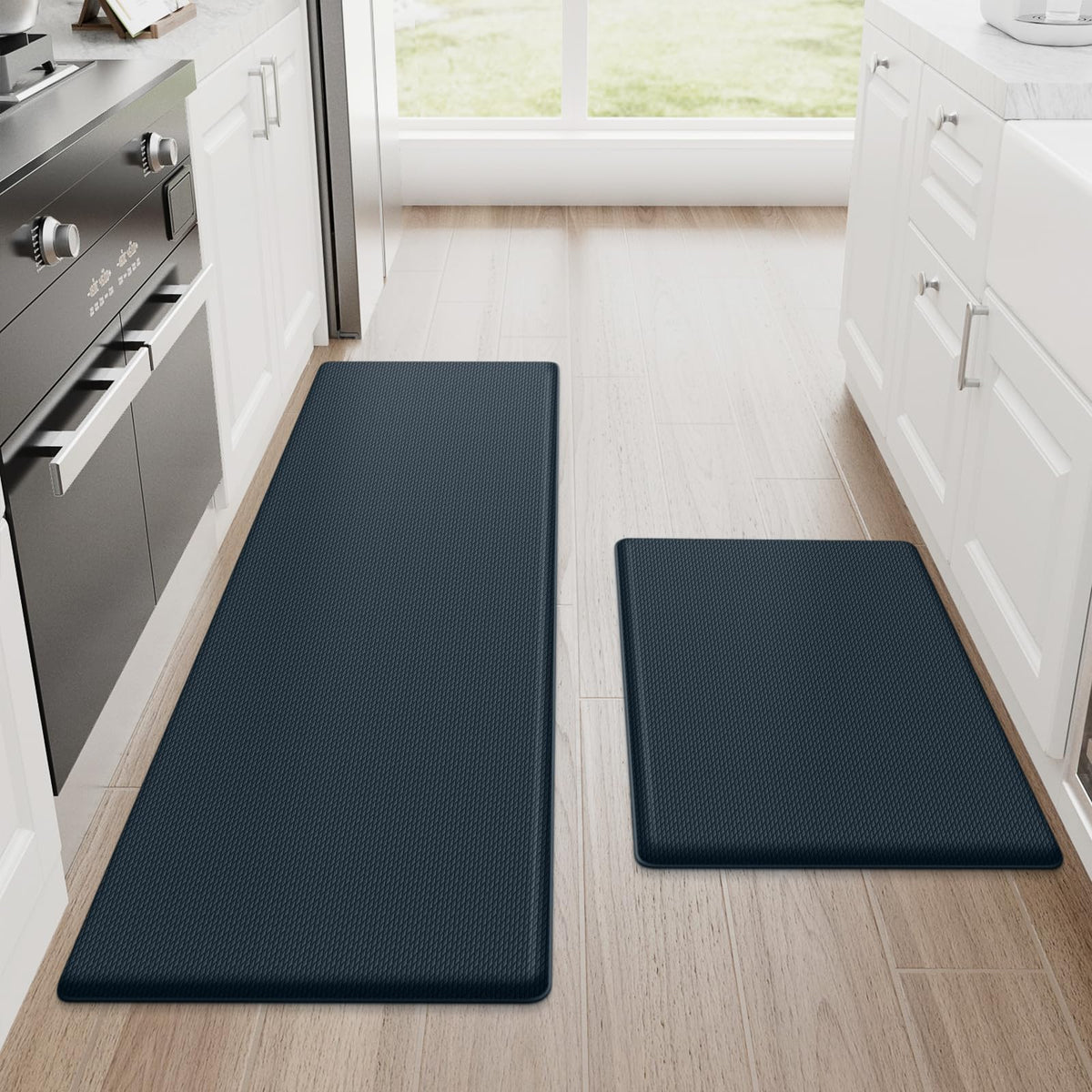 StepRite Kitchen Mats, 2PCS Kitchen Rugs
