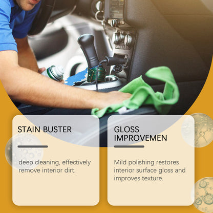 Car Interior Cleaner – Multi-Purpose Auto Cleaning Spray for Dashboard, Leather & Upholstery