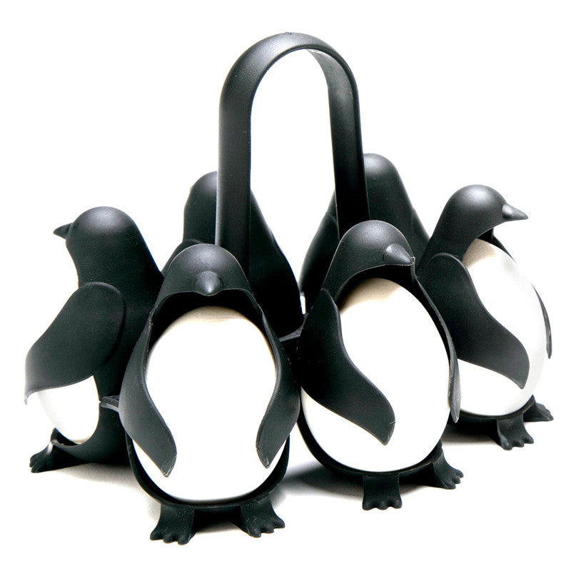 Penguin Egg Poacher & Steamer – Cute Egg Cooker and Storage Holder Kitchen Gadget