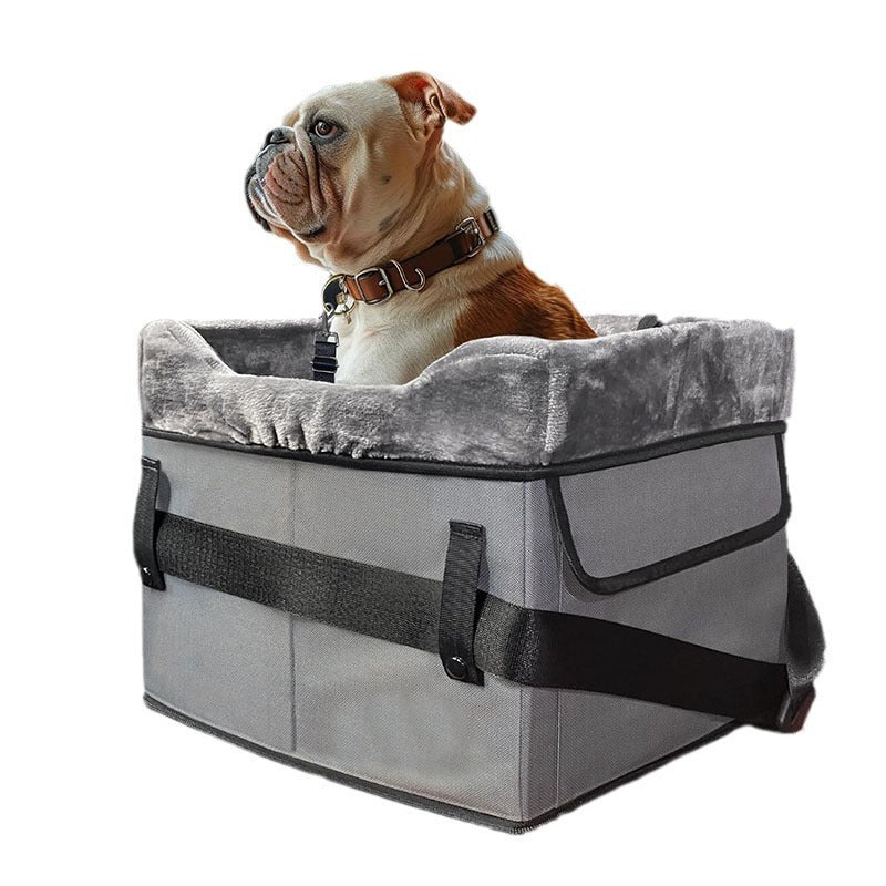 Portable Dog Car Seat Mat for Small Dogs – Waterproof Dirt-Proof Pet Car Seat Cover with Elevated Booster Cushion for Travel