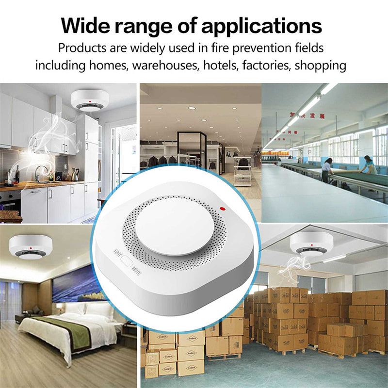 Tuya Zigbee Smoke Detector – Smart Wireless Fire Alarm with App Alerts