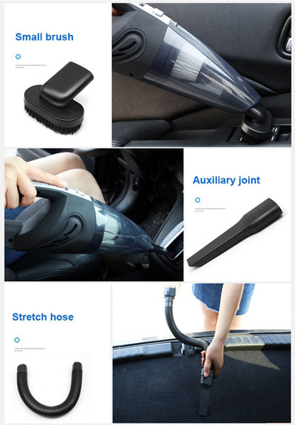 Handheld Vacuum Cleaner Cordless Powerful Cyclone Suction Rechargeable Portable Vacuum Cleaner 6053 for Car Home Pet Hair Quick Charge