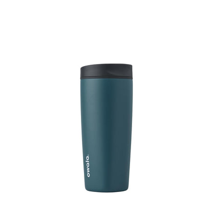 Owala SmoothSip Slider Stainless Steel Insulated Travel Mug with handle