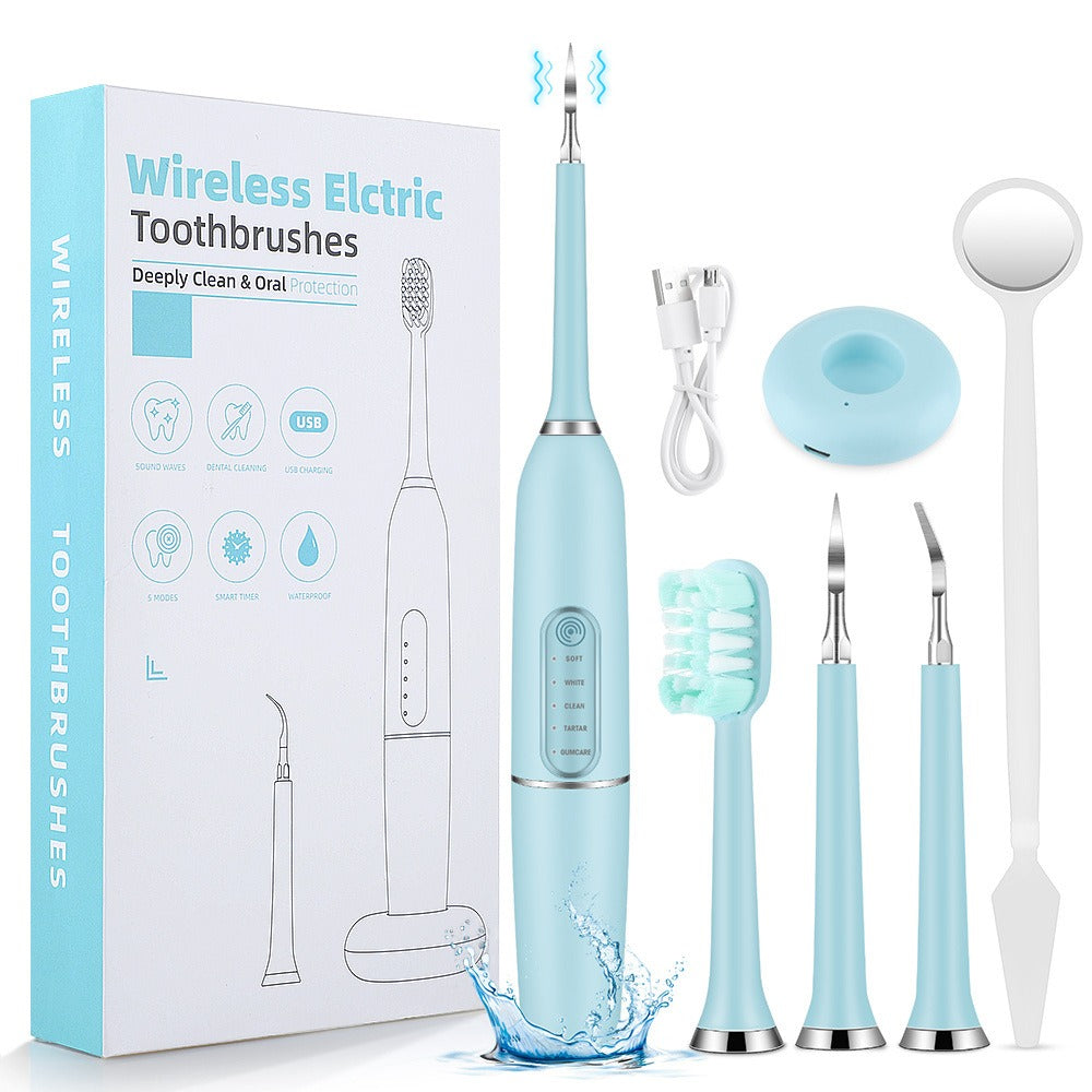 Portable Electric Tooth Scaler – IPX7 Waterproof Dental Plaque & Tartar Remover