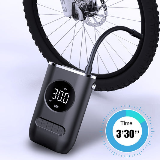 Portable Wireless Tire Inflator Pump – Rechargeable Electric Air Compressor for Car, Bike & Motorcycle Tires