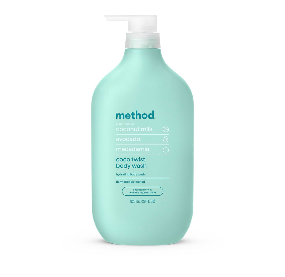 Method Men's Body Wash – Sea + Surf Scent, Plant-Based Cleanser, Paraben-Free, 28 oz