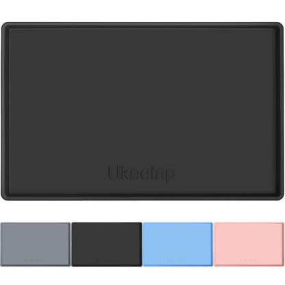 Extra Thick Waterproof Silicone Mat with Raised Edge