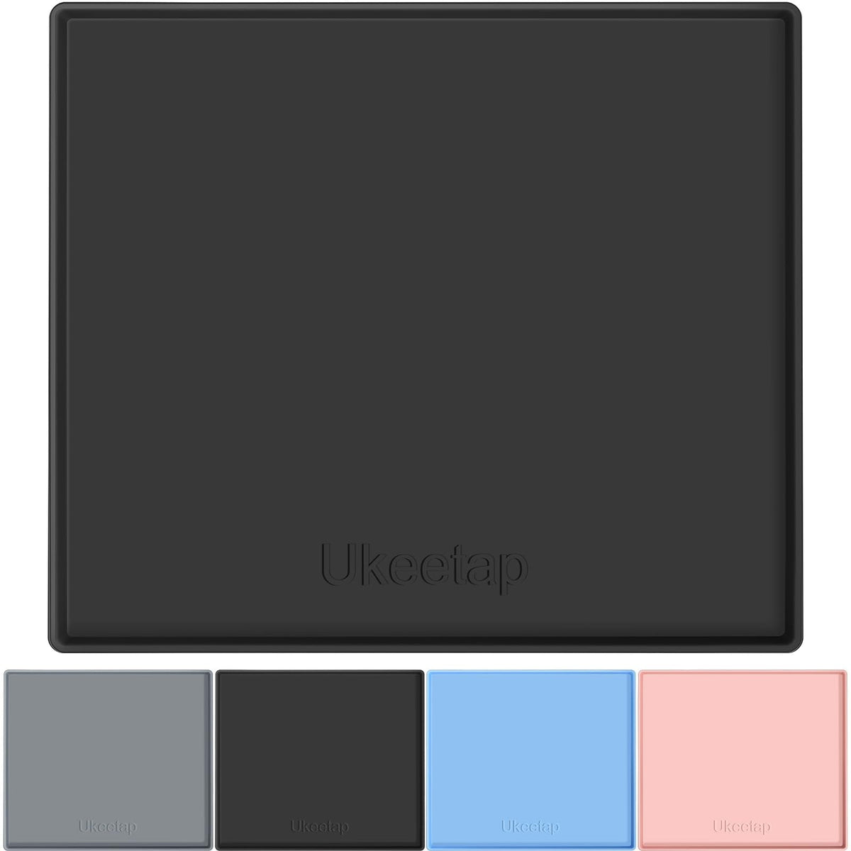 Extra Thick Waterproof Silicone Mat with Raised Edge