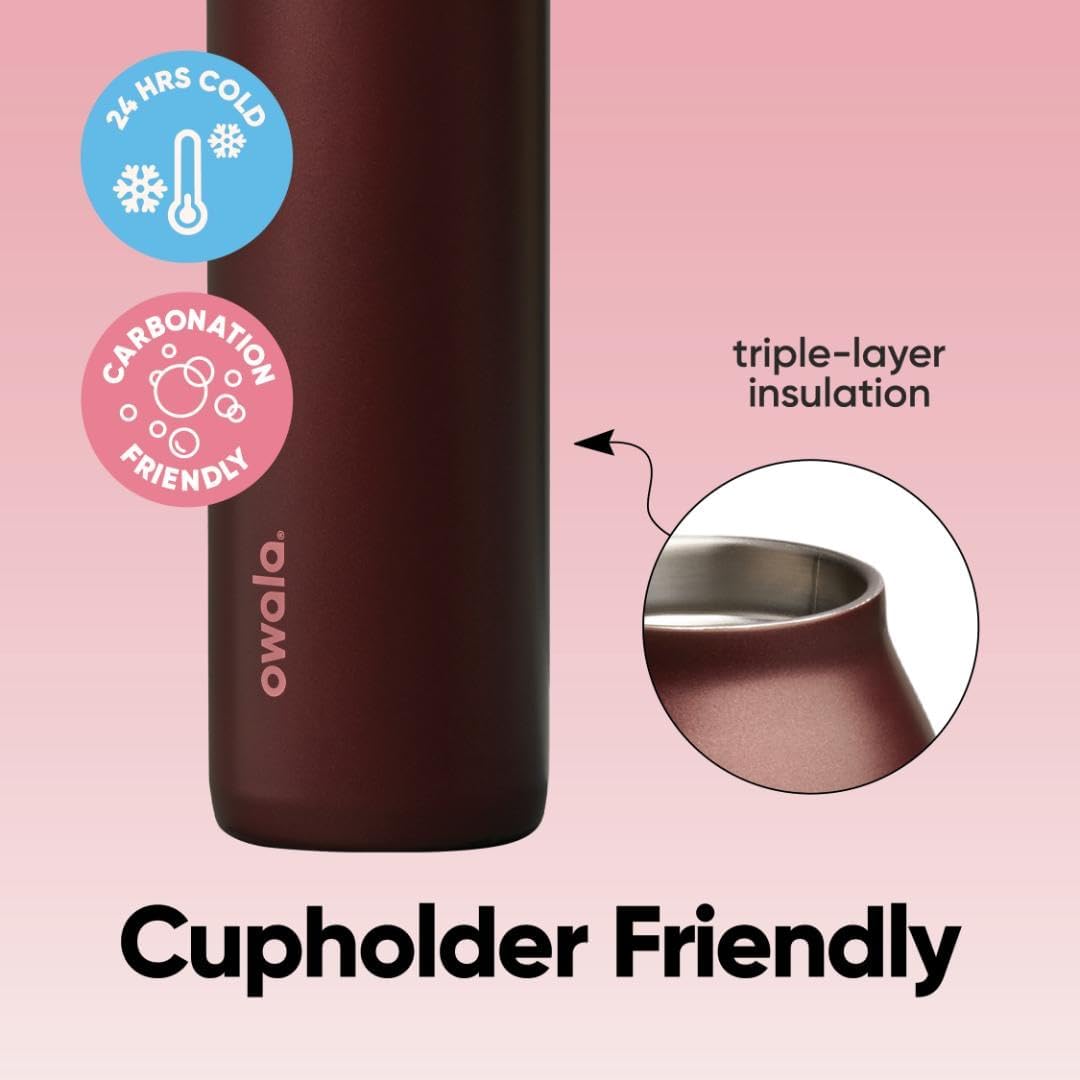 Owala FreeSip Twist Insulated Stainless Steel Water Bottle with Straw for Sports and Travel