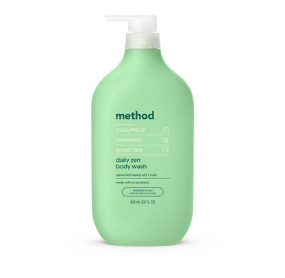 Method Men's Body Wash – Sea + Surf Scent, Plant-Based Cleanser, Paraben-Free, 28 oz