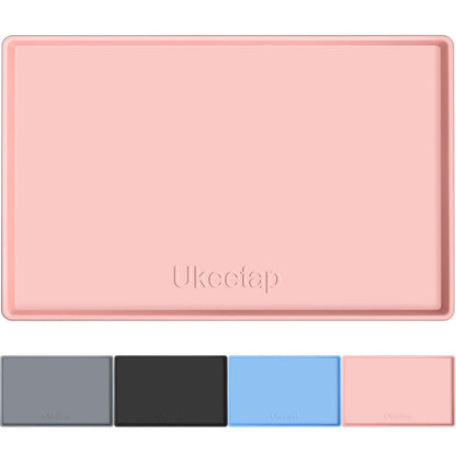 Extra Thick Waterproof Silicone Mat with Raised Edge