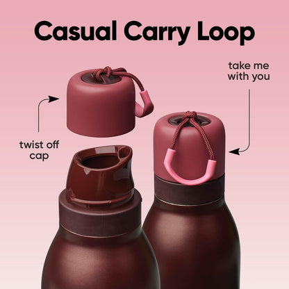 Owala FreeSip Twist Insulated Stainless Steel Water Bottle with Straw for Sports and Travel