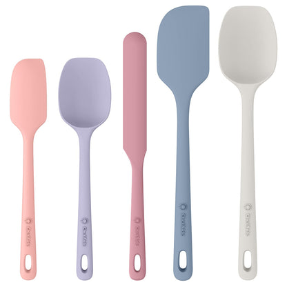 5 Pieces Silicone Spatula Set
