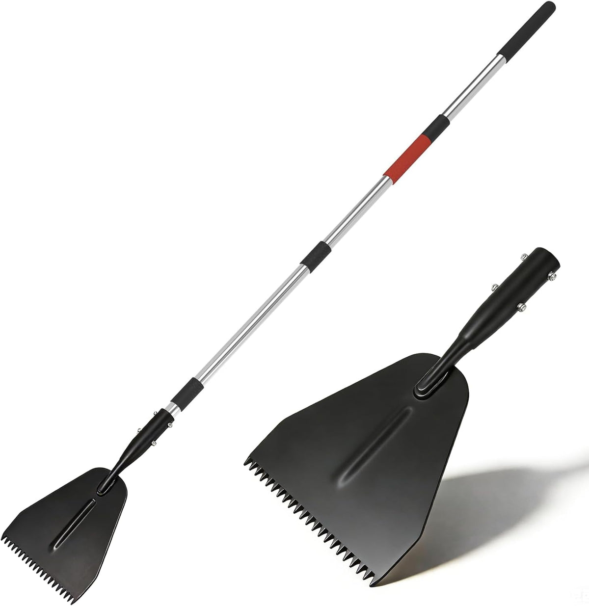 62" Serrated Ice Scraper & Chopper – Forged Steel Blade, Breaks Through Thick Ice on Driveways