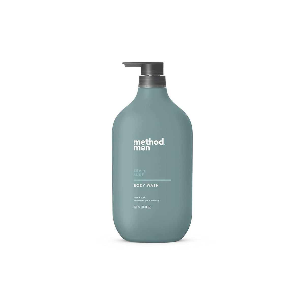 Method Men's Body Wash – Sea + Surf Scent, Plant-Based Cleanser, Paraben-Free, 28 oz
