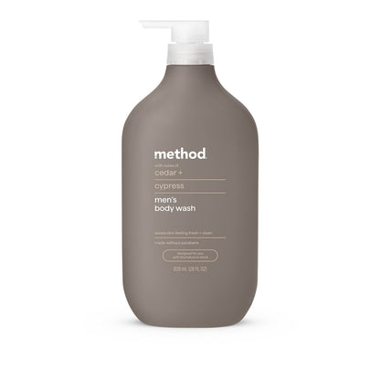 Method Men's Body Wash – Sea + Surf Scent, Plant-Based Cleanser, Paraben-Free, 28 oz