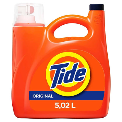 Tide Original Scent Liquid Laundry Detergent – 6X Cleaning Boost, 4X Cleaner, Fights 100% of Stains