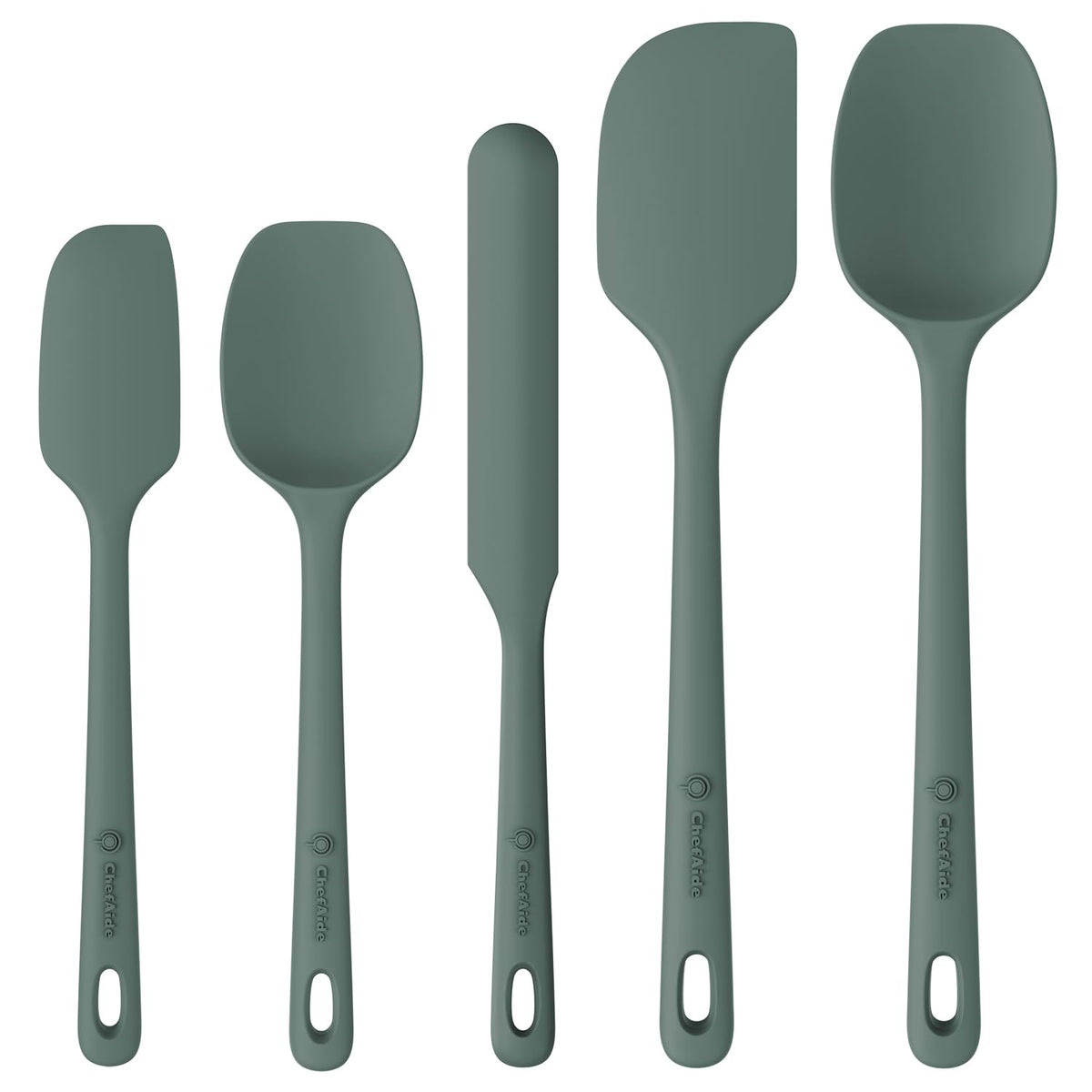 5 Pieces Silicone Spatula Set
