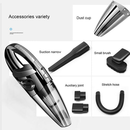 Handheld Vacuum Cleaner Cordless Powerful Cyclone Suction Rechargeable Portable Vacuum Cleaner 6053 for Car Home Pet Hair Quick Charge