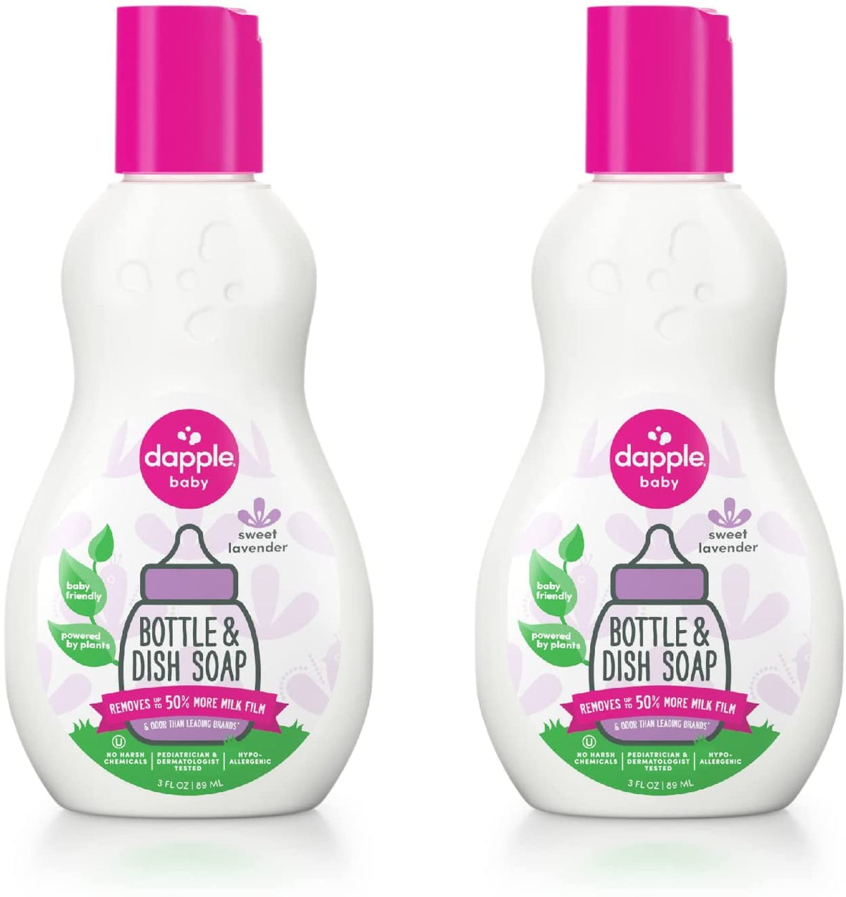 Dapple Baby Bottle Soap, 16.9 Fl Oz (Pack of 3)