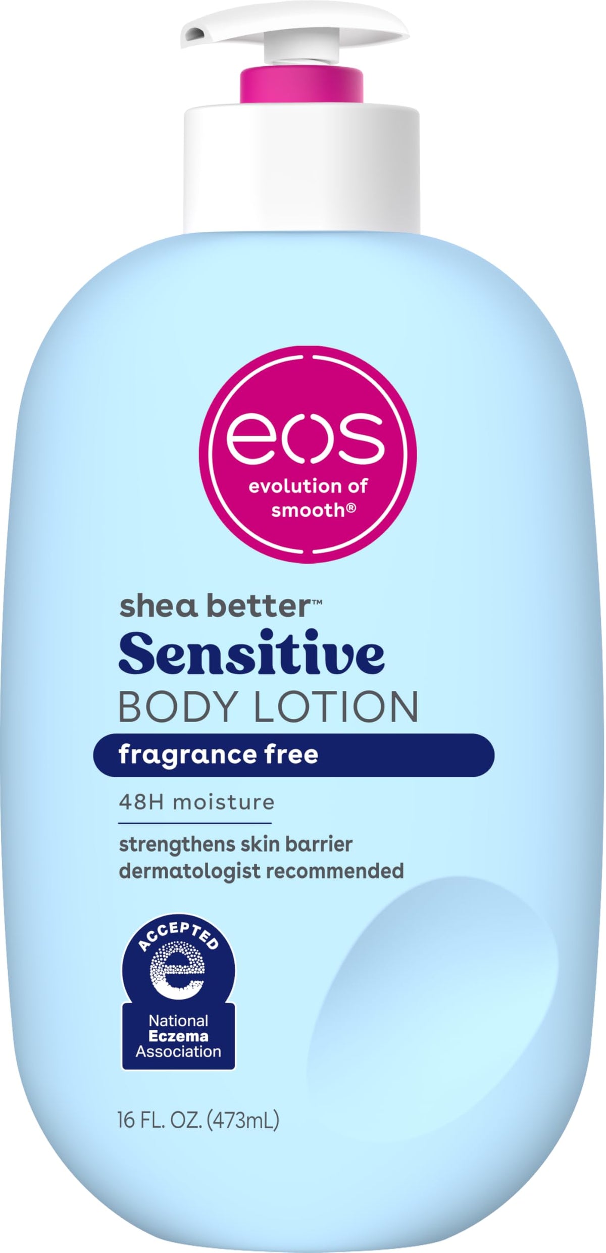 eos Shea Better Body Lotion – Vanilla Cashmere, 24-Hour Moisture, Non-Greasy, 16 fl oz
