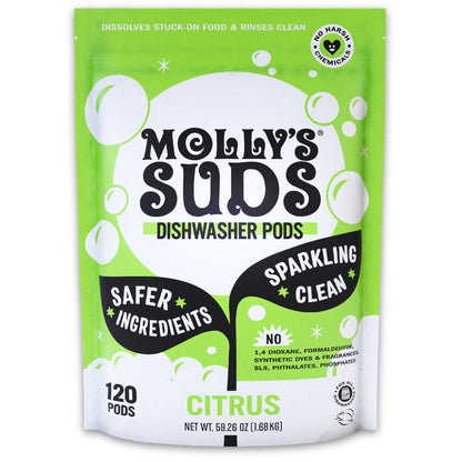 Molly's Suds Dishwasher Pods | Clean Dishwasher Detergent