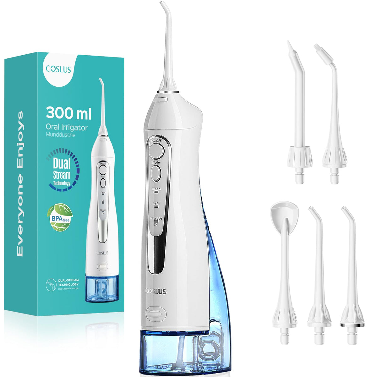 COSLUS Water Dental Flosser Teeth Pick