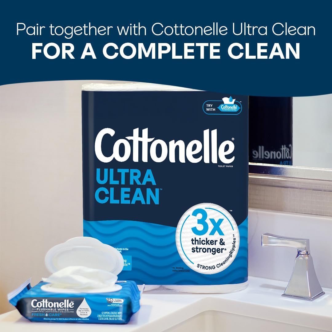 Cottonelle Fresh Feel Flushable Wet Wipes