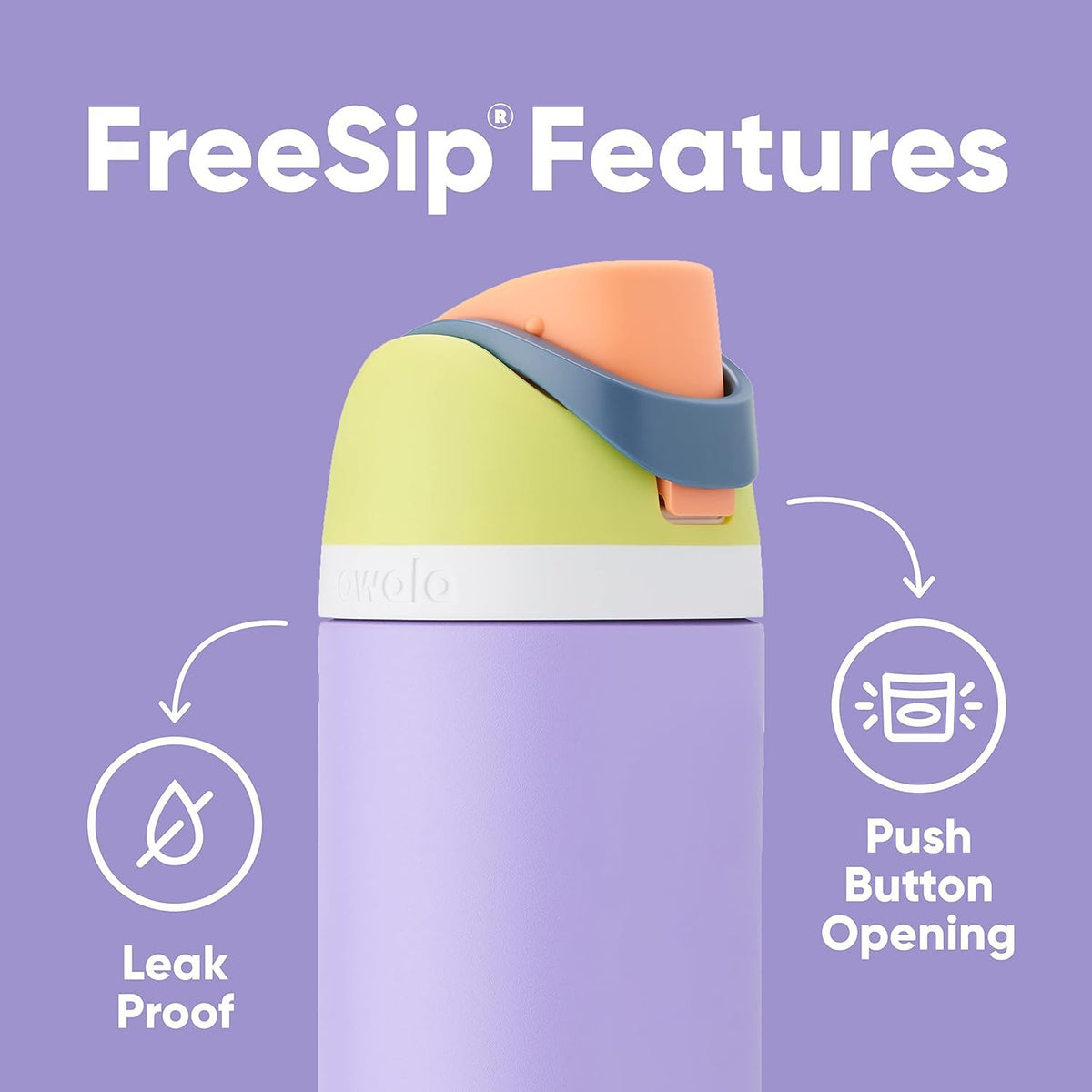 Owala FreeSip Insulated Stainless Steel Water Bottle