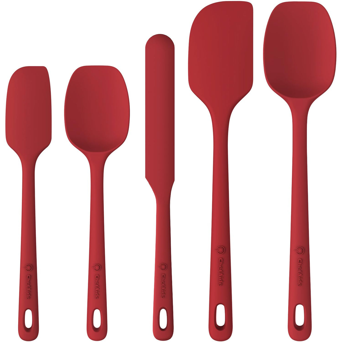 5 Pieces Silicone Spatula Set