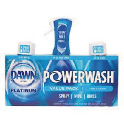Dawn Platinum Powerwash Dish Spray – Concentrated Multi-Surface Cleaner, Removes 99% of Grease