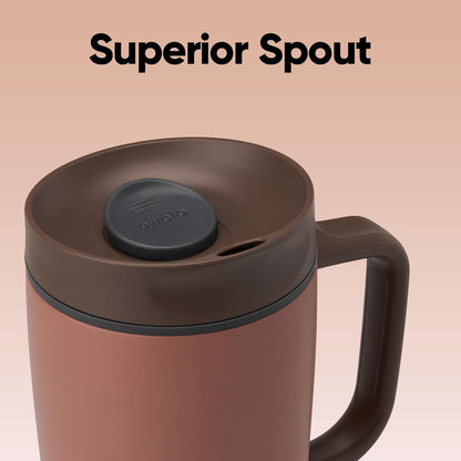 Owala SmoothSip Slider Stainless Steel Insulated Travel Mug with handle