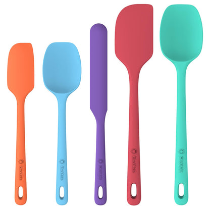 5 Pieces Silicone Spatula Set