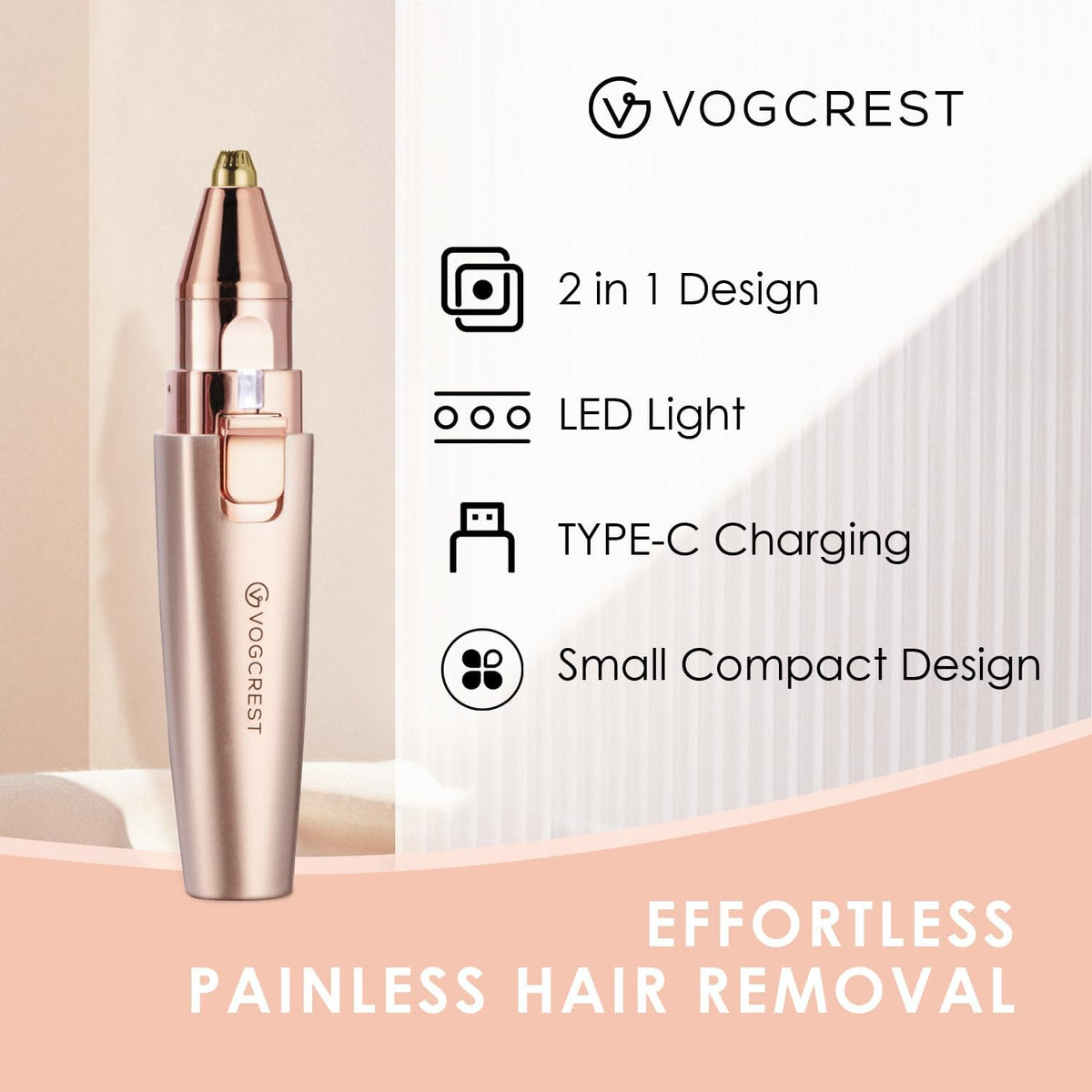 VG VOGCREST Eyebrow & Facial Trimmer