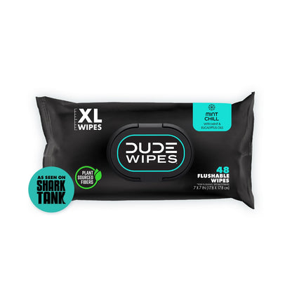 DUDE Wipes - Flushable Wipes - 6 Pack, 288 Wipes