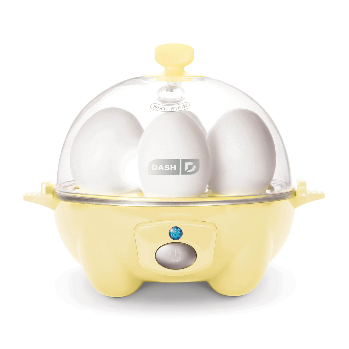DASH Electric Rapid Egg Cooker – 6-Egg Capacity, Auto Shut-Off, Hard Boiled, Poached & Scrambled