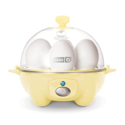 DASH Electric Rapid Egg Cooker – 6-Egg Capacity, Auto Shut-Off, Hard Boiled, Poached & Scrambled