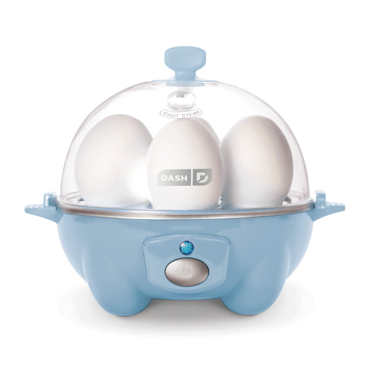 DASH Electric Rapid Egg Cooker – 6-Egg Capacity, Auto Shut-Off, Hard Boiled, Poached & Scrambled