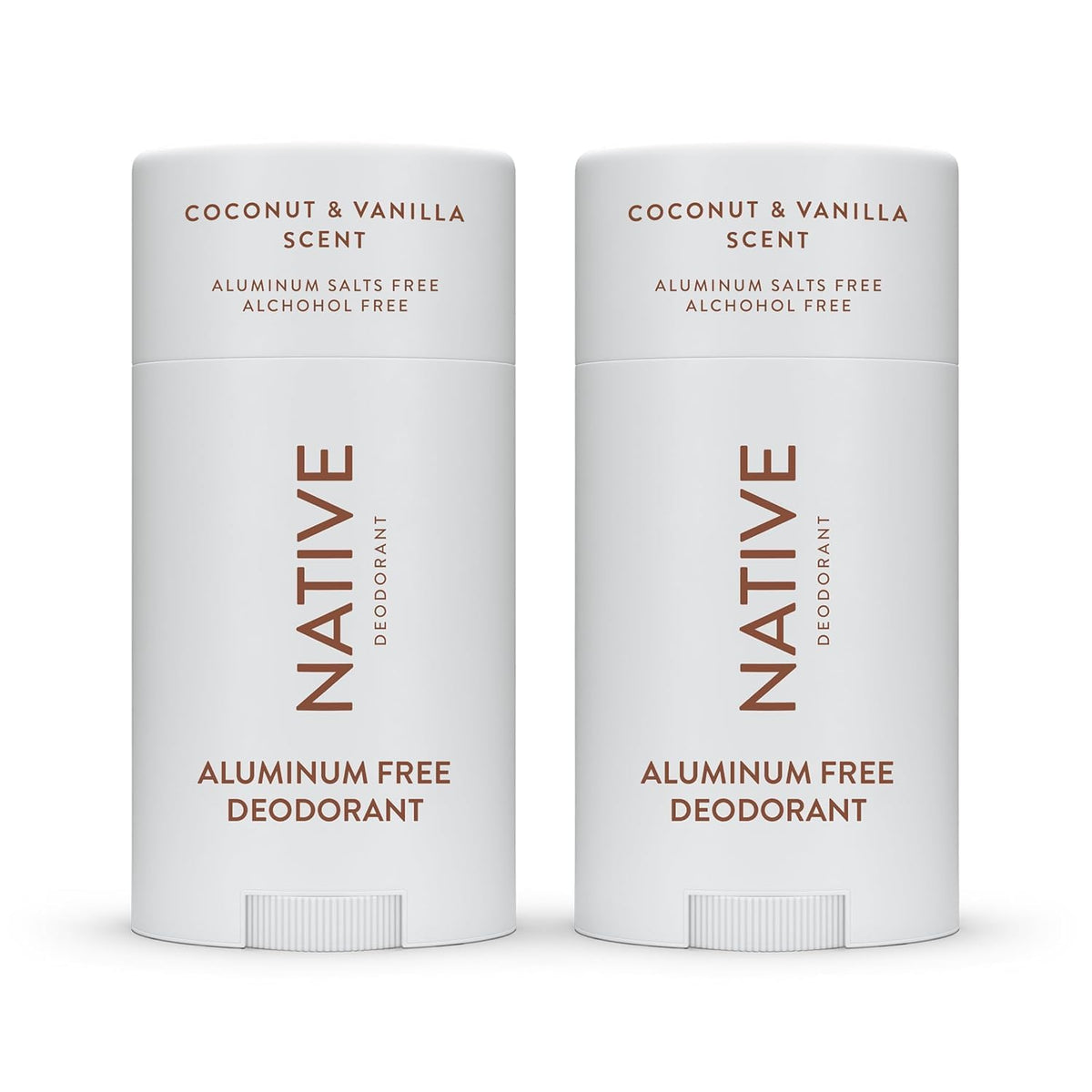 Native Aluminum-Free Deodorant – Coconut & Vanilla Scent, Naturally Derived, For Men & Women