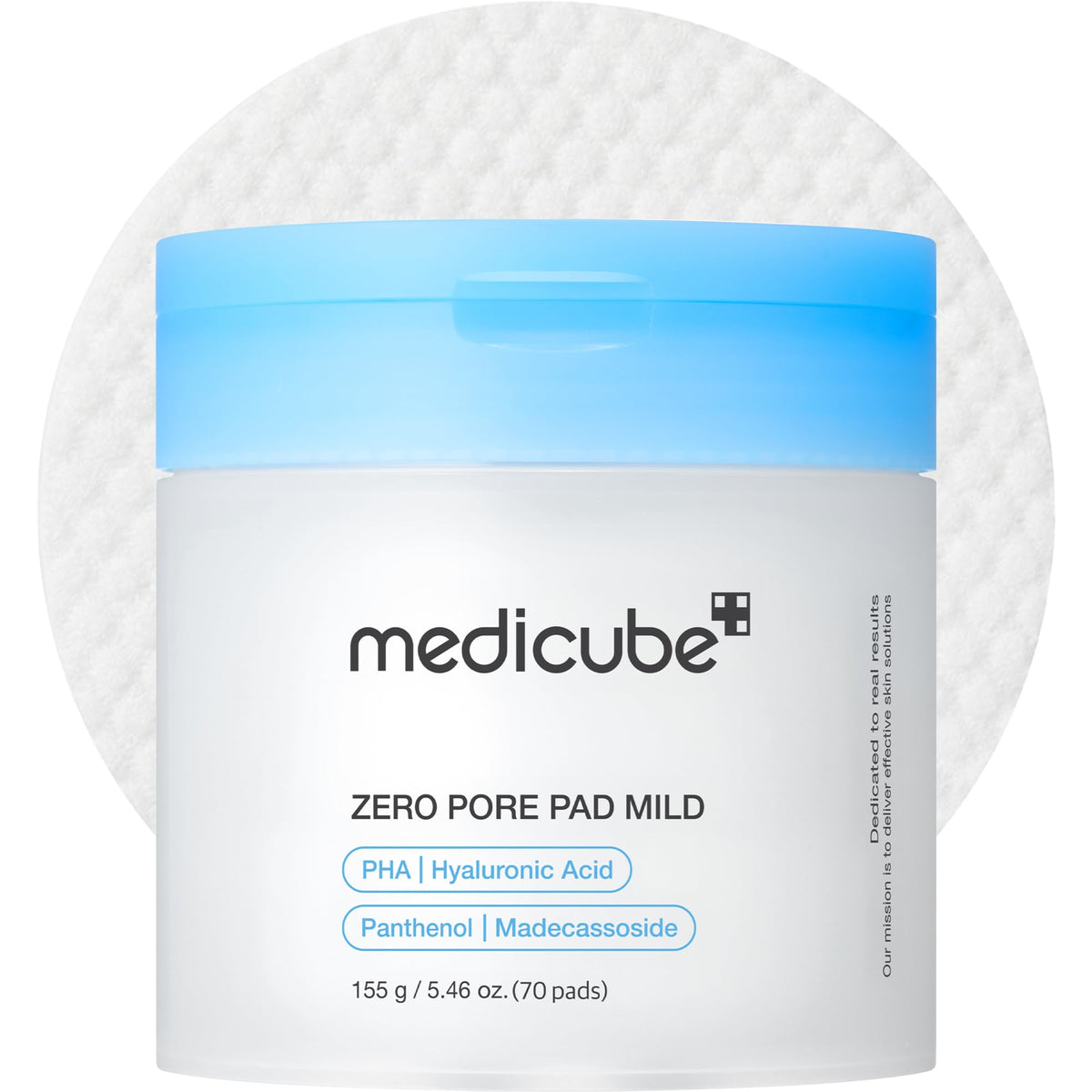 medicube Zero Pore Toner Pads 2.0 – AHA/BHA Exfoliating Pore Pads with Lavender Extract