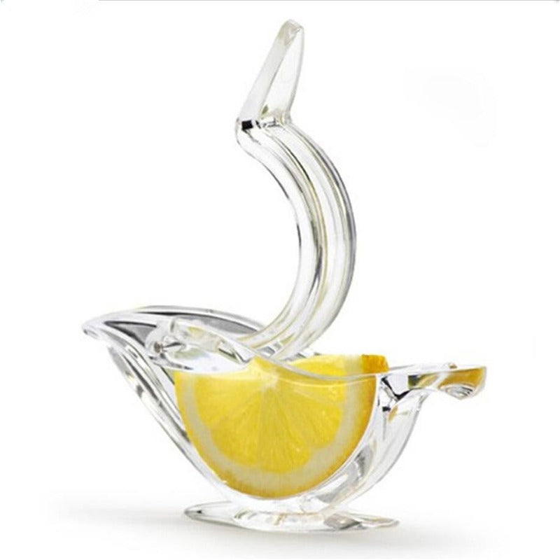 Transparent Acrylic Lemon Juice Press – Manual Citrus Squeezer & Small Fruit Juicer Kitchen Gadget