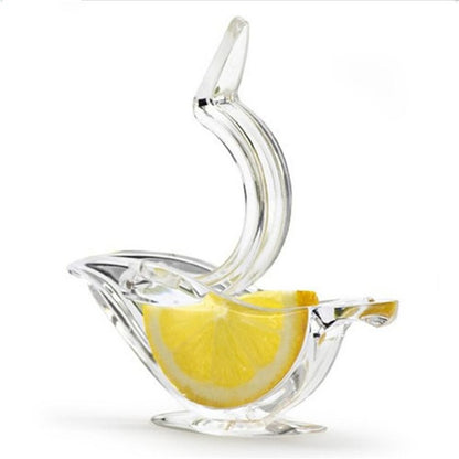 Transparent Acrylic Lemon Juice Press – Manual Citrus Squeezer & Small Fruit Juicer Kitchen Gadget