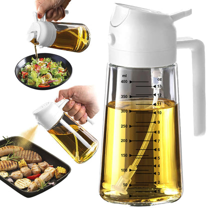 TrendPlain 16oz/470ml Glass Olive Oil Sprayer for Cooking