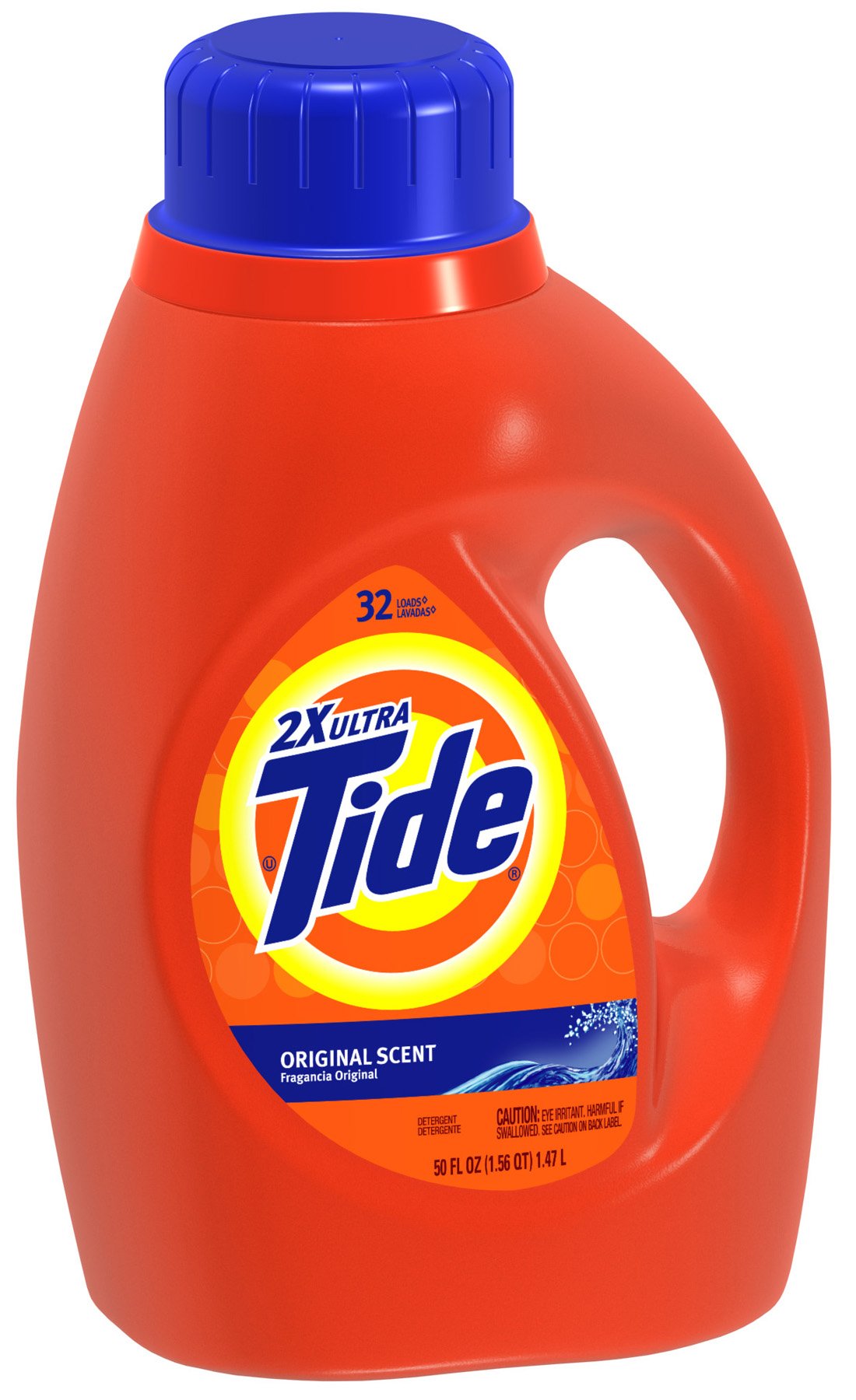Tide Original Scent Liquid Laundry Detergent – 6X Cleaning Boost, 4X Cleaner, Fights 100% of Stains