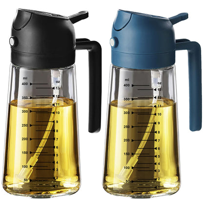 TrendPlain 16oz/470ml Glass Olive Oil Sprayer for Cooking