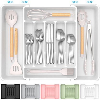 Extra Large Expandable Silverware Organizer