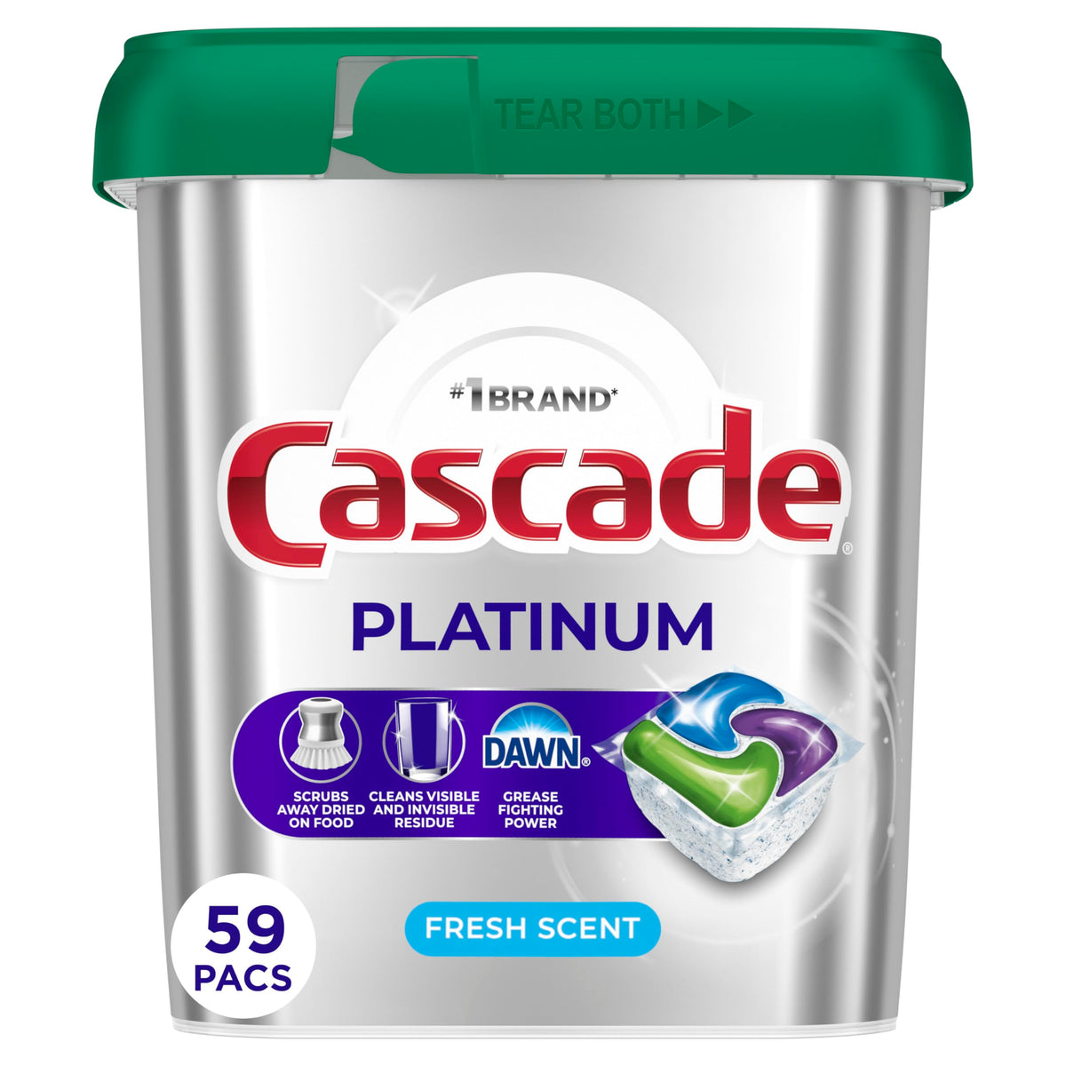 Cascade Platinum Dishwasher Pods