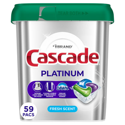Cascade Platinum Dishwasher Pods