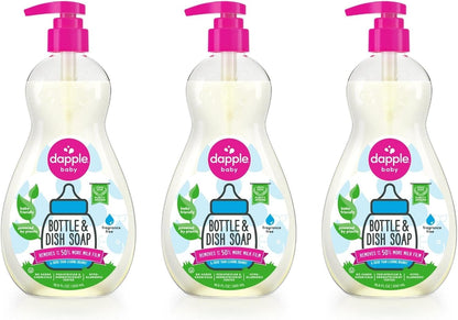 Dapple Baby Bottle Soap, 16.9 Fl Oz (Pack of 3)